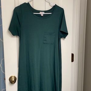 Lula Roe Carly green dress
